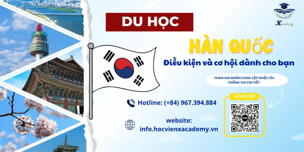 Du học Hàn Quốc: Điều kiện và cơ hội dành cho bạn